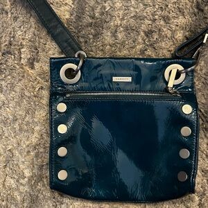 Hammitt Patent Leather Crossbody Bag - Teal